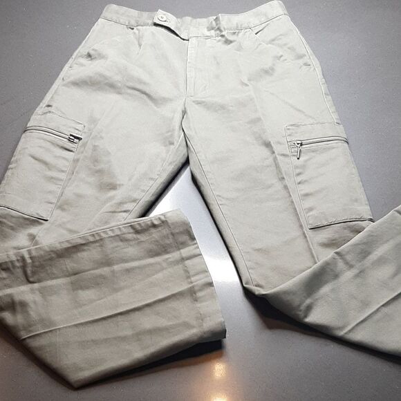 North Crest " The Spirit of Adventure" Green Cotton Cargo Pants - Picture 1 of 11